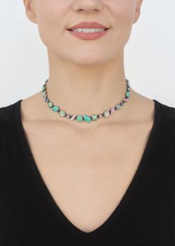 Pastel Multi - Afternoon Bling - Halskette von Konplott